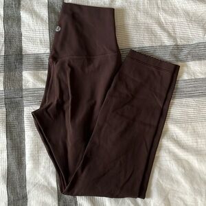 Lululemon Align Pant 23” Espresso Size 4